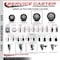 Service Caster 4'' SS Maroon Poly Swivel 1-3/8'' Expanding Stem Caster with Brake SCC-SSEX20S414-PPUB-MRN-TLB-138 - alternate 4